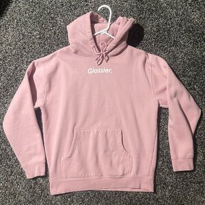 Light Pink Glossier Hoodie